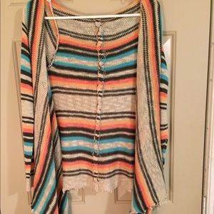 Striped cardigan